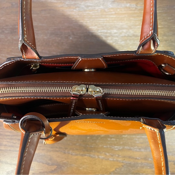Dooney & Bourke Alto Small Zena in Color Saddle - Picture 14 of 17